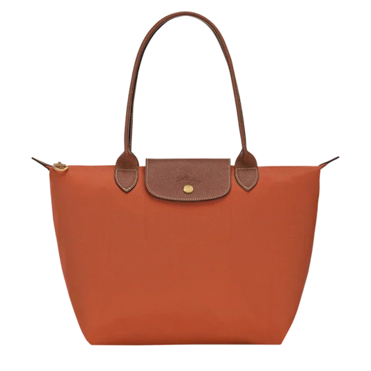 Longchamp - Large Le Pliage Tote, Brick