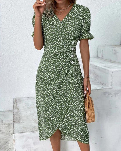 Esther - Stylish summer dress with buttons