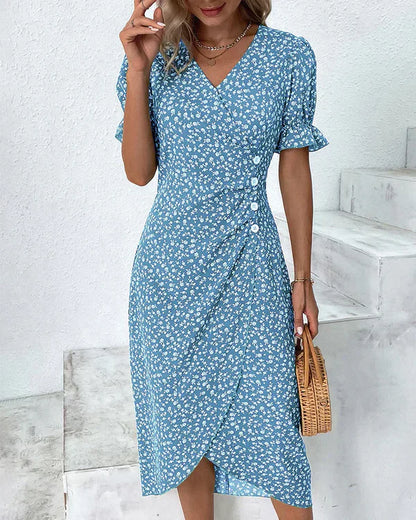 Esther - Stylish summer dress with buttons