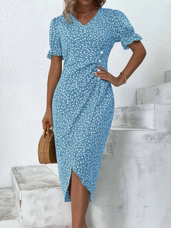 Esther - Stylish summer dress with buttons