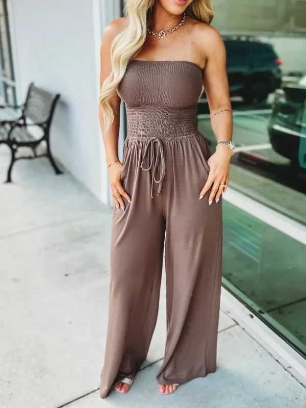 Malena - Newest Strapless Waist Jumpsuit