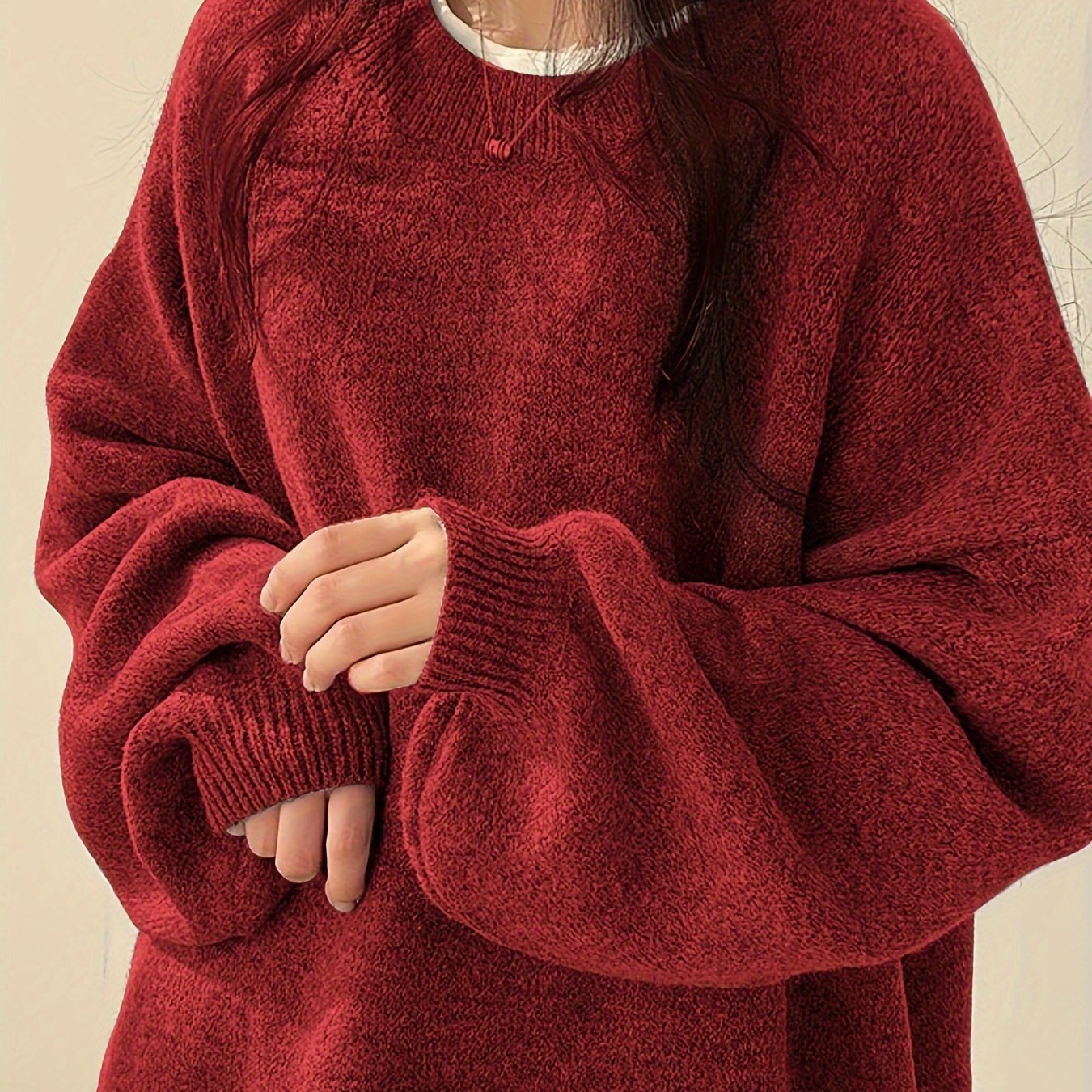 EVERLIGHT | SPLIT DETAIL CASUAL SWEATER