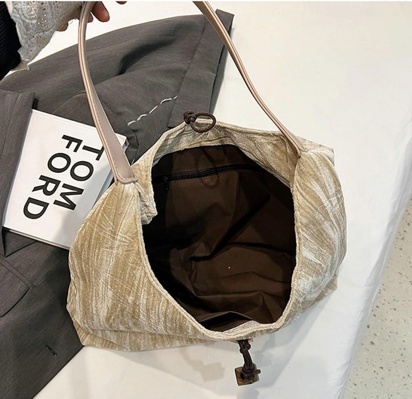 Amélie - Velvet Crossbody Shoulder Bag