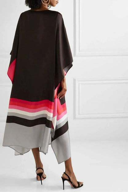 Pink Candy Stripe Kaftan