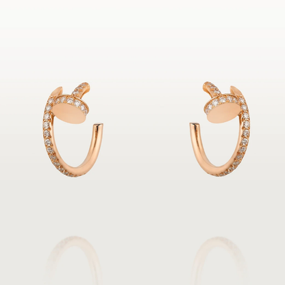 Nagel Diamant Ohrringe