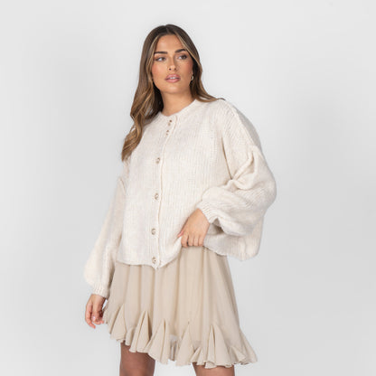 Oversized Cardigan Short "CozyGlam"