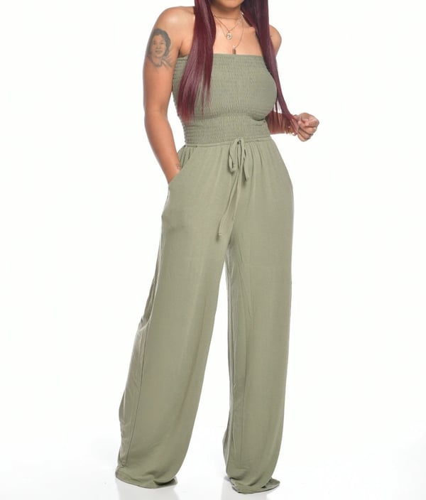 Malena - Newest Strapless Waist Jumpsuit