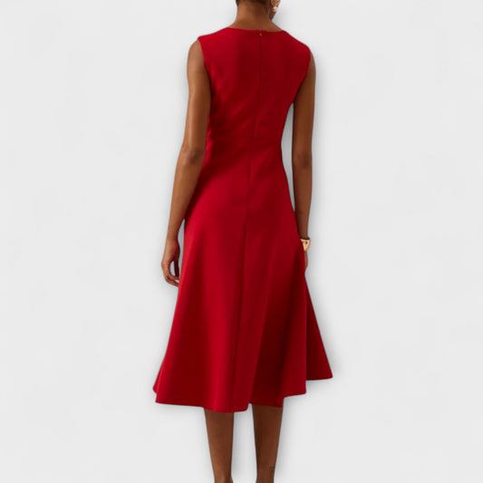ARIANA | PLEATED MIDI DRESS
