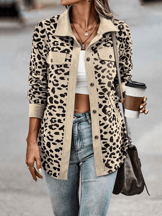 CYNARA | LEOPARD PRINT JACKET