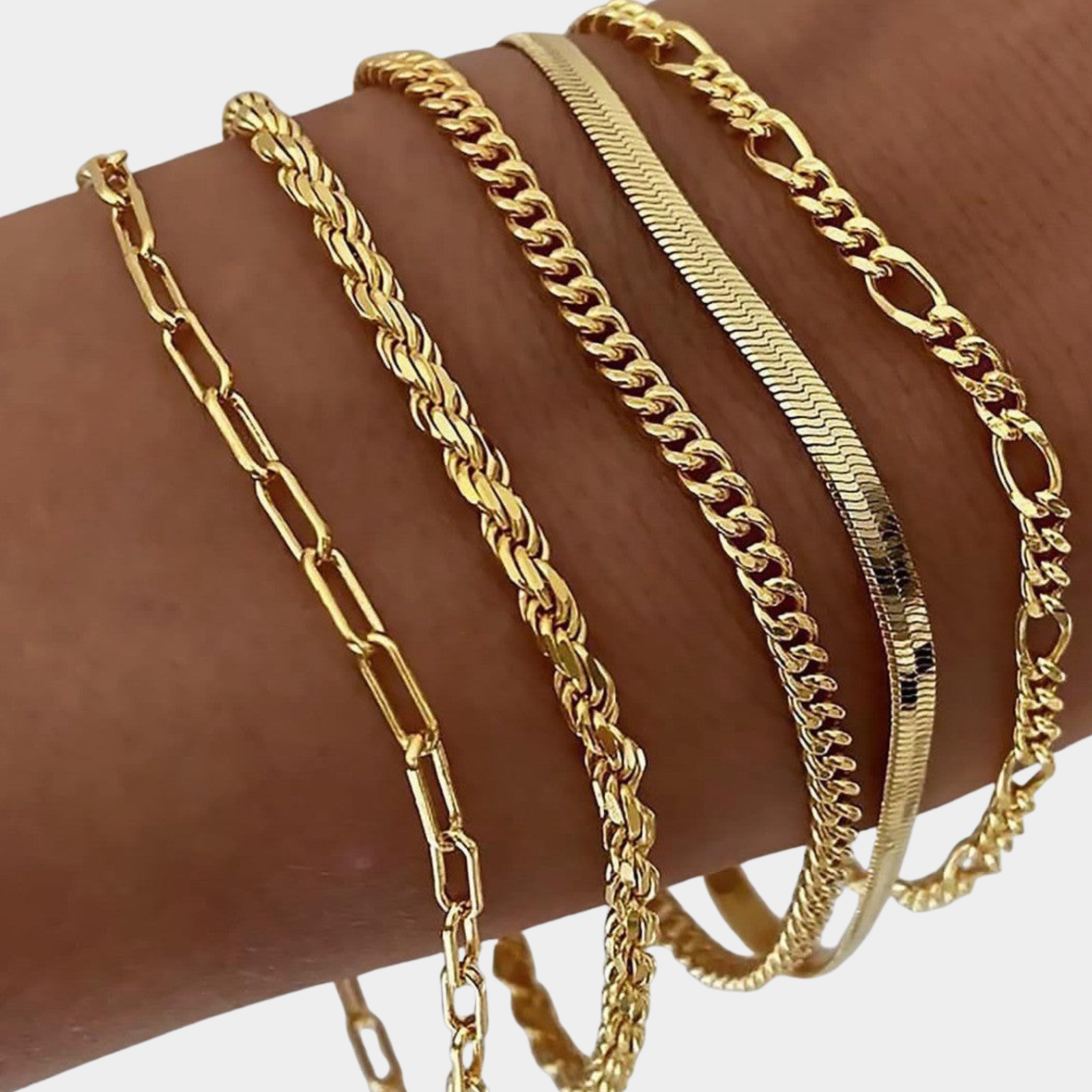 Juna – Bracelet Set | Gold