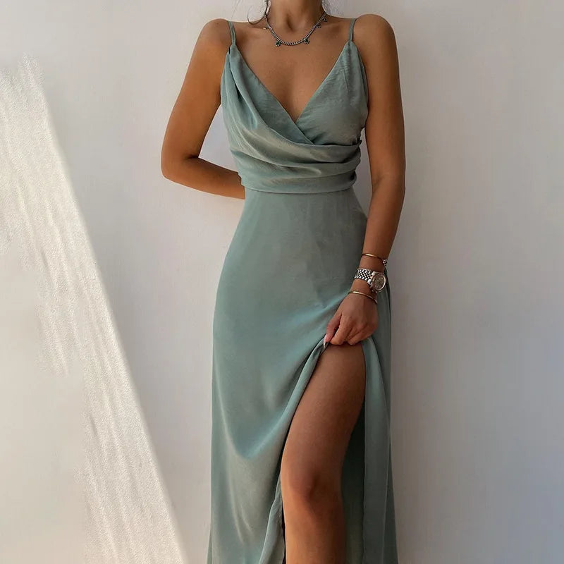 Morel - Elegant wrap dress