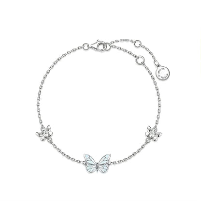 Luminous Dream Blue Butterfly Bracelet