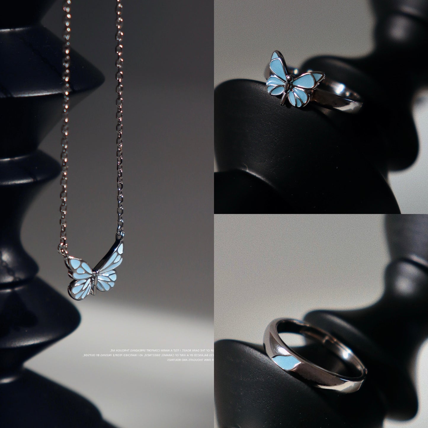 Luminous Dream Blue Butterfly Bracelet