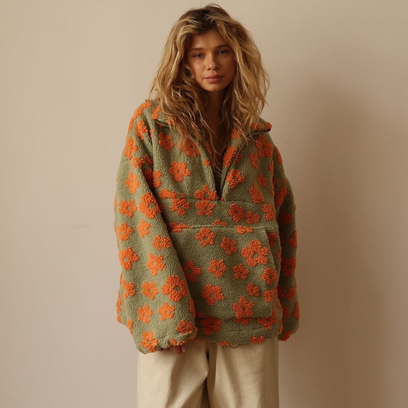 Daisy | Fleece Pullover Bloom