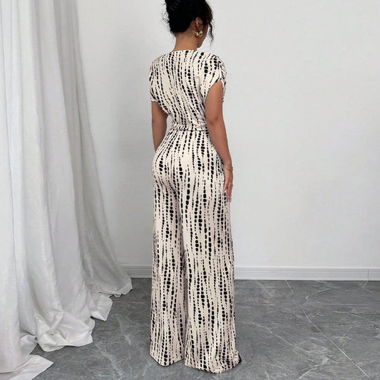 AMARISE™ | WIDE-LEG STRAP JUMPSUIT