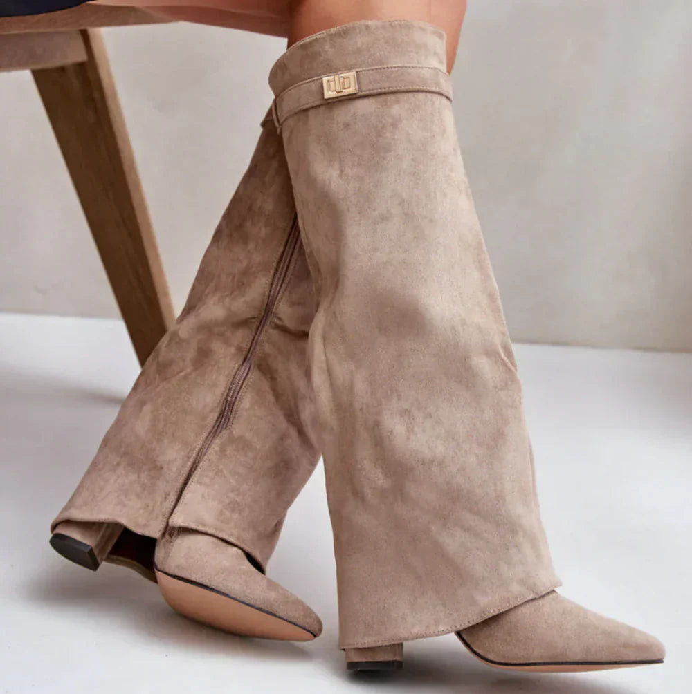 SUEDORA™ | HIGH SUEDE BOOTS
