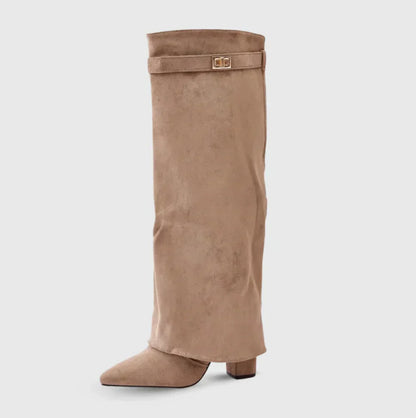 SUEDORA™ | HIGH SUEDE BOOTS