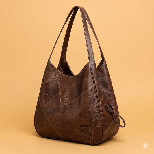 VINTAGE LEATHER HANDBAG
