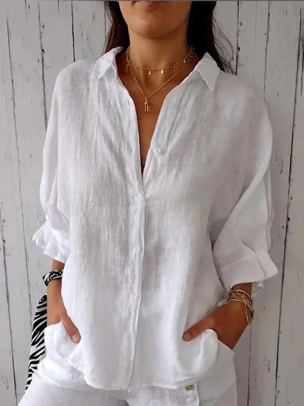 Helena - Women's Cotton Casual Shirt