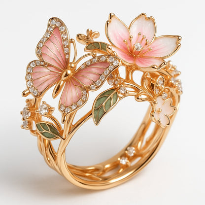 BUTTERFLY ZIRCONIA RING