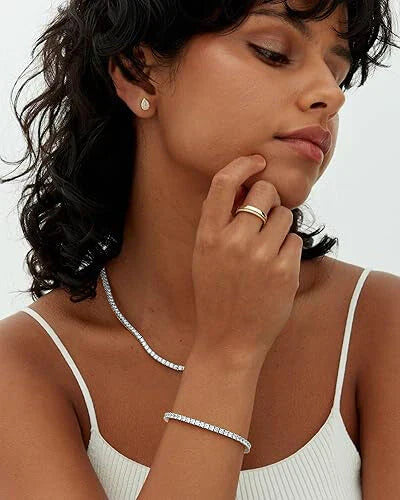 Moissanite Tennis Bracelets