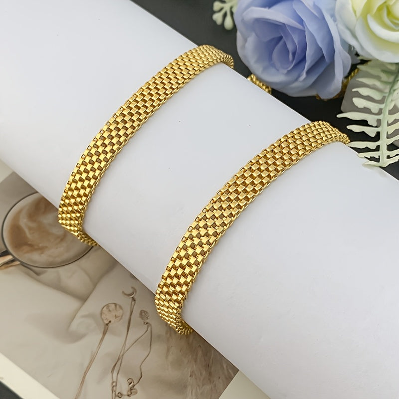 REFINED LONG NECKLACE, BRACELET & EARRINGS SET