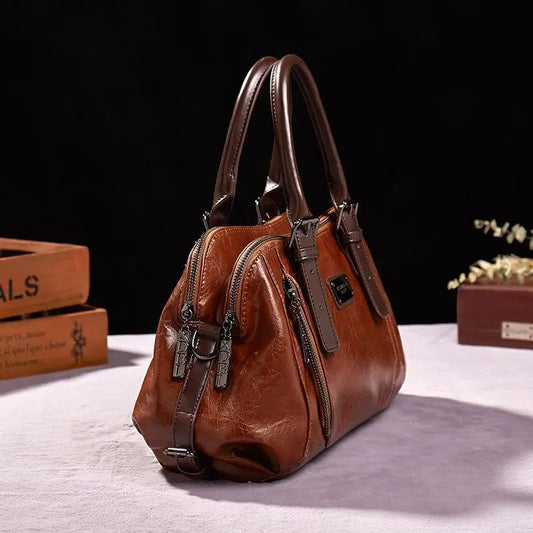 EVELINE | CHIC LEATHER BAG