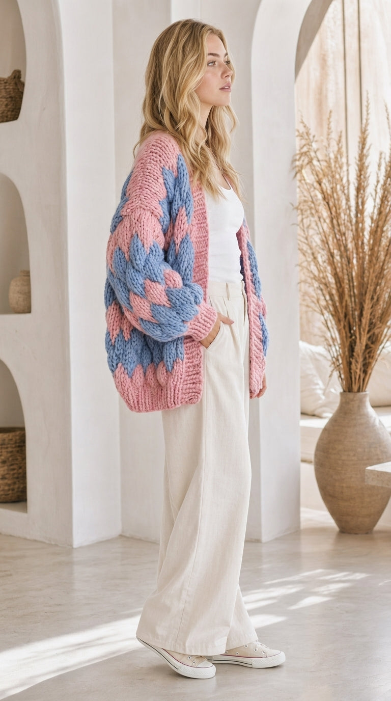 Maia™ – Wave Knit Cardigan