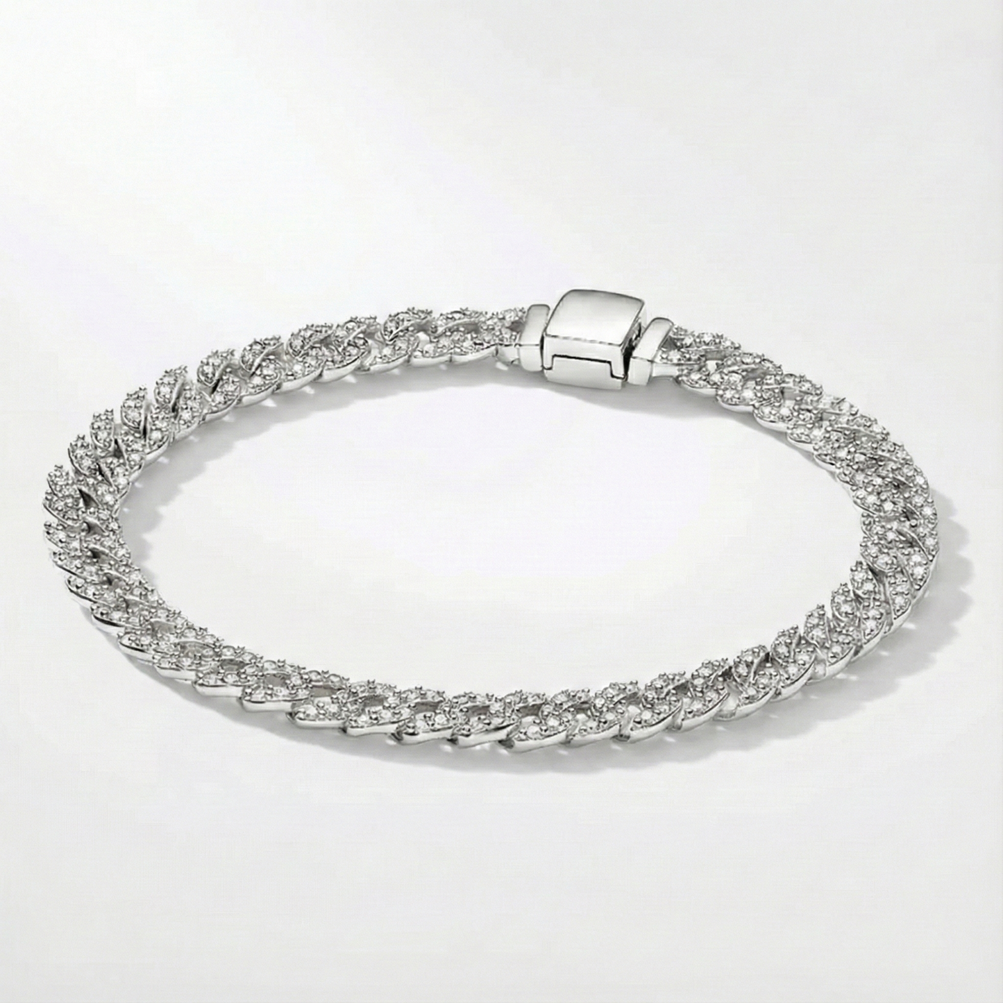 Cuban Moissanite Bracelet