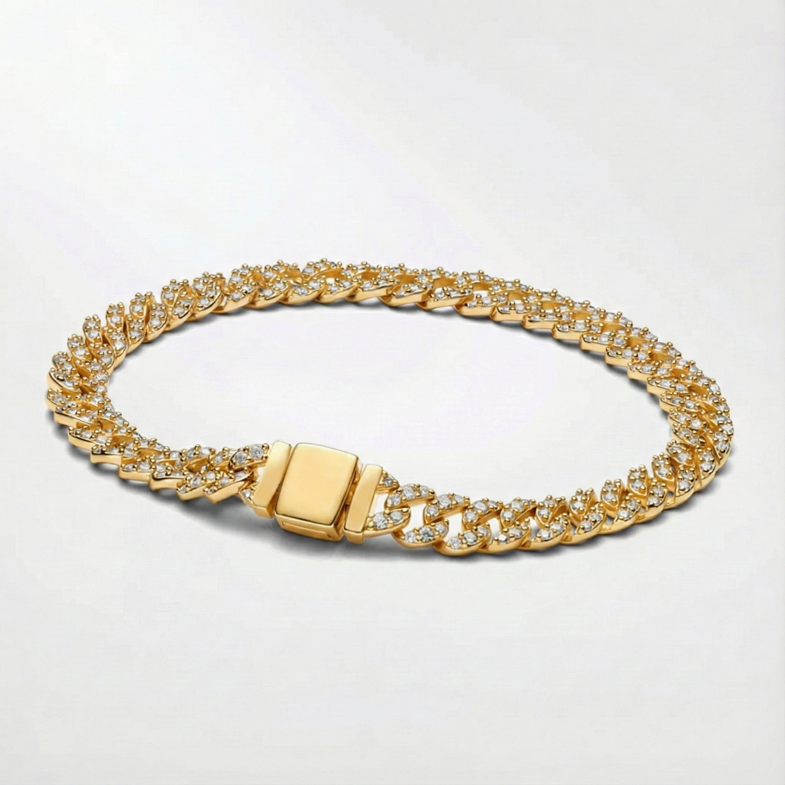 Cuban Moissanite Bracelet