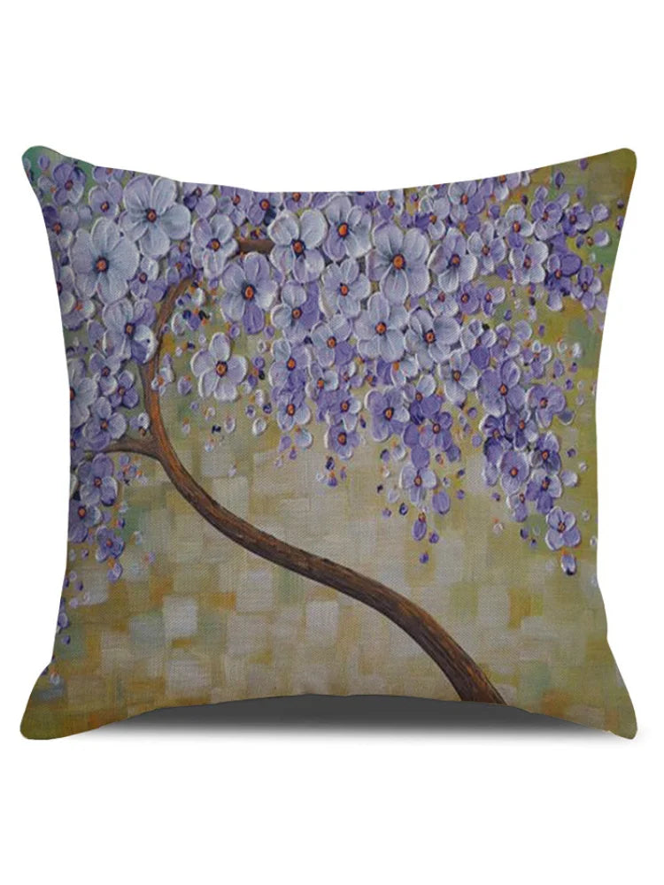 Floral tree pillowcase