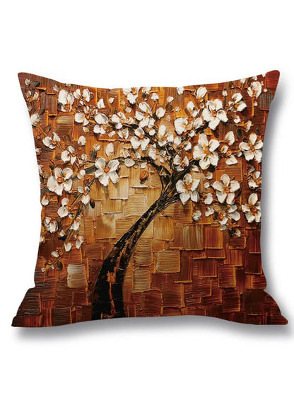 Floral tree pillowcase