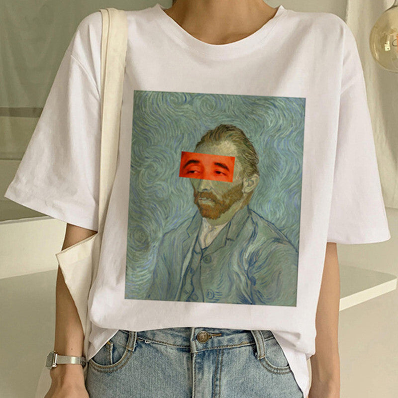 T-shirt with Van Gogh print