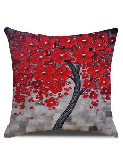 Floral tree pillowcase