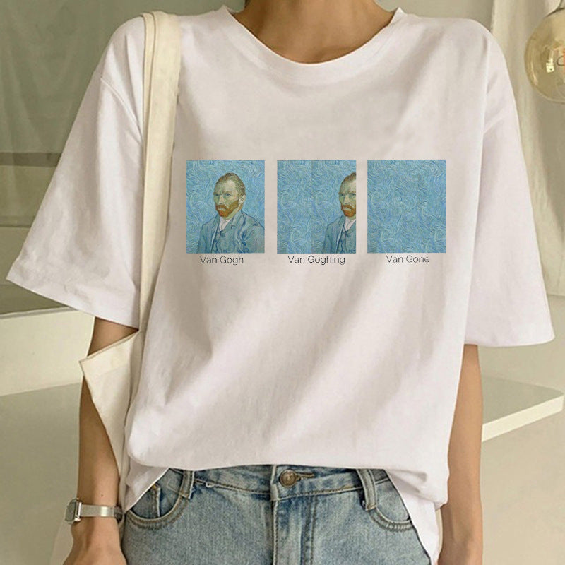 T-shirt with Van Gogh print