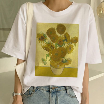 T-shirt with Van Gogh print