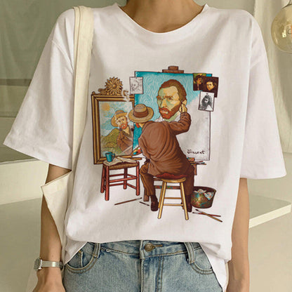 T-shirt with Van Gogh print