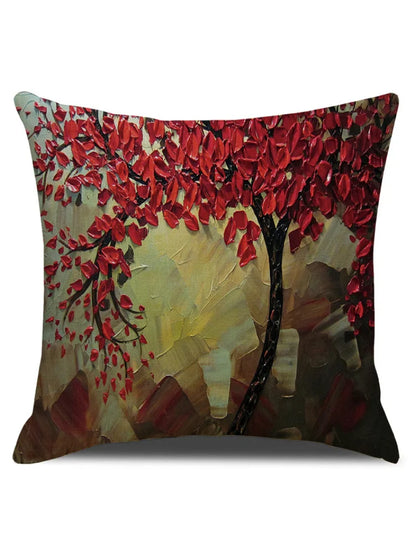 Floral tree pillowcase