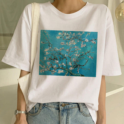 T-shirt with Van Gogh print