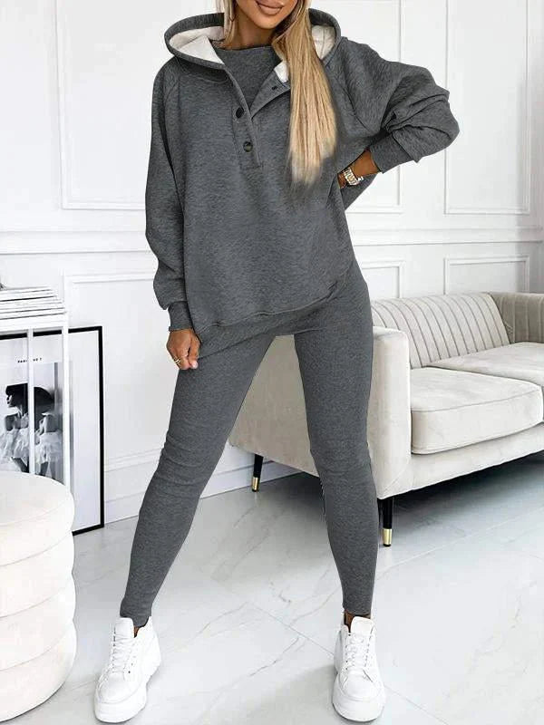 Georgina - Casual and comfortable hooded sweatshirt suit