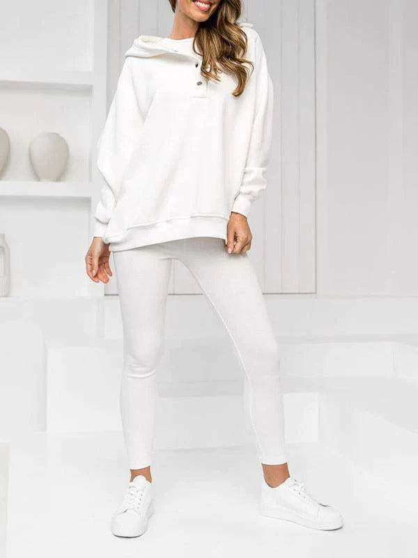 Georgina - Casual and comfortable hooded sweatshirt suit